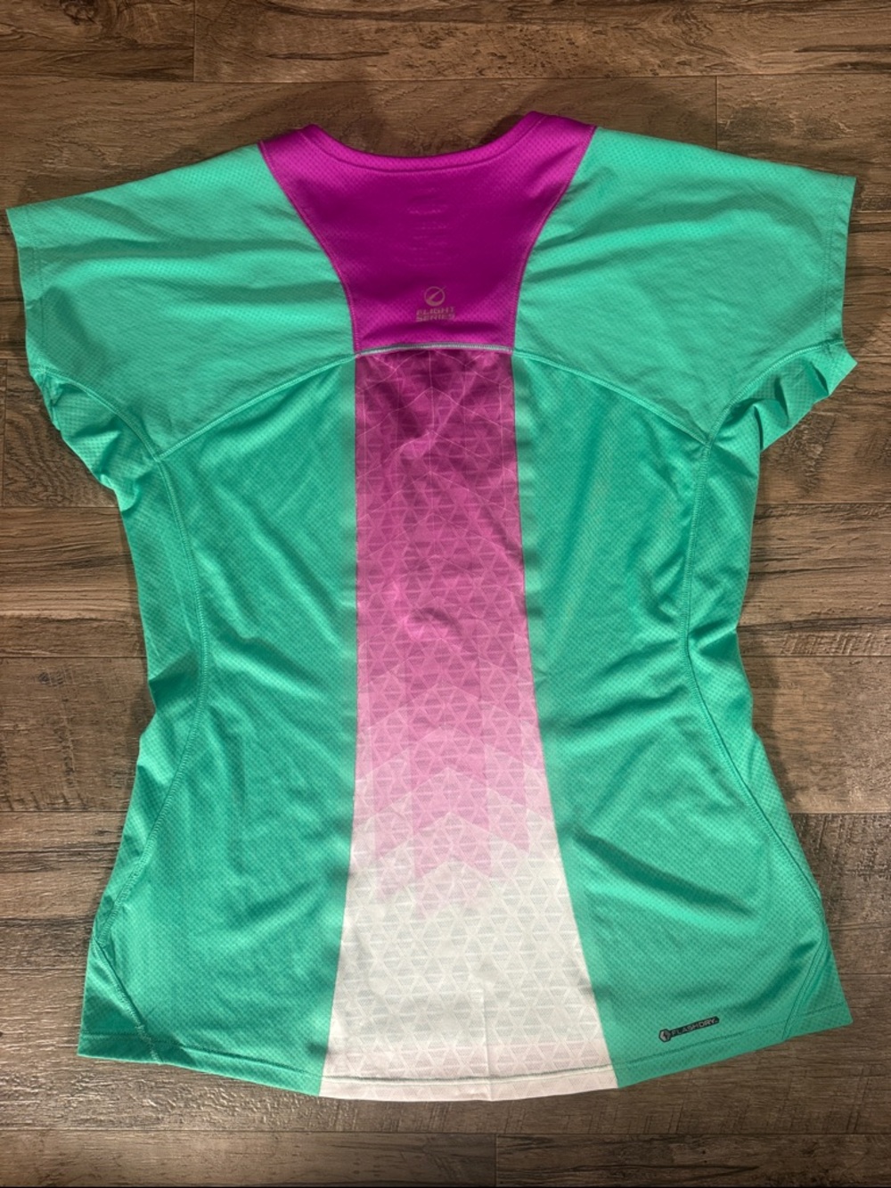 The North Face - Women's Green and Purple Flight Series Short Sleeve Tee -Size M - Picture 3 of 9